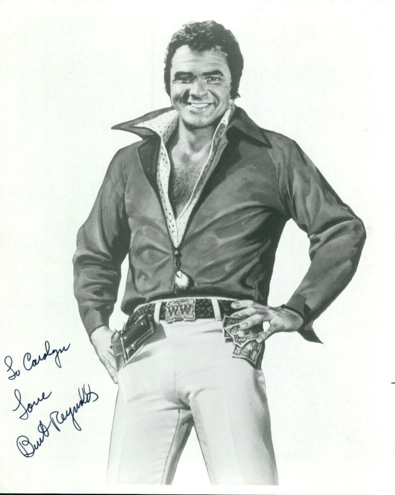 Burt Reynolds (Vintage, Inscribed) signed Photo Poster painting COA