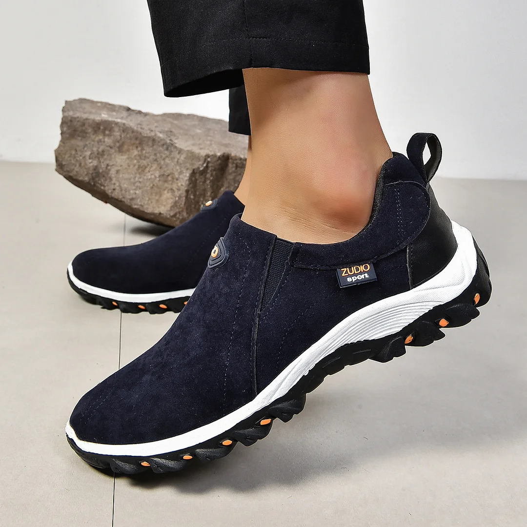 Yyvonne Outdoor Casual Men's Shoes Spring And Autumn New Sports Casual Shoes Fashion Round Head Shallow Men's Single Shoes