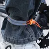 Reflective Bike Pants Strap Adjustable Bands for Night Walking Cycling Running