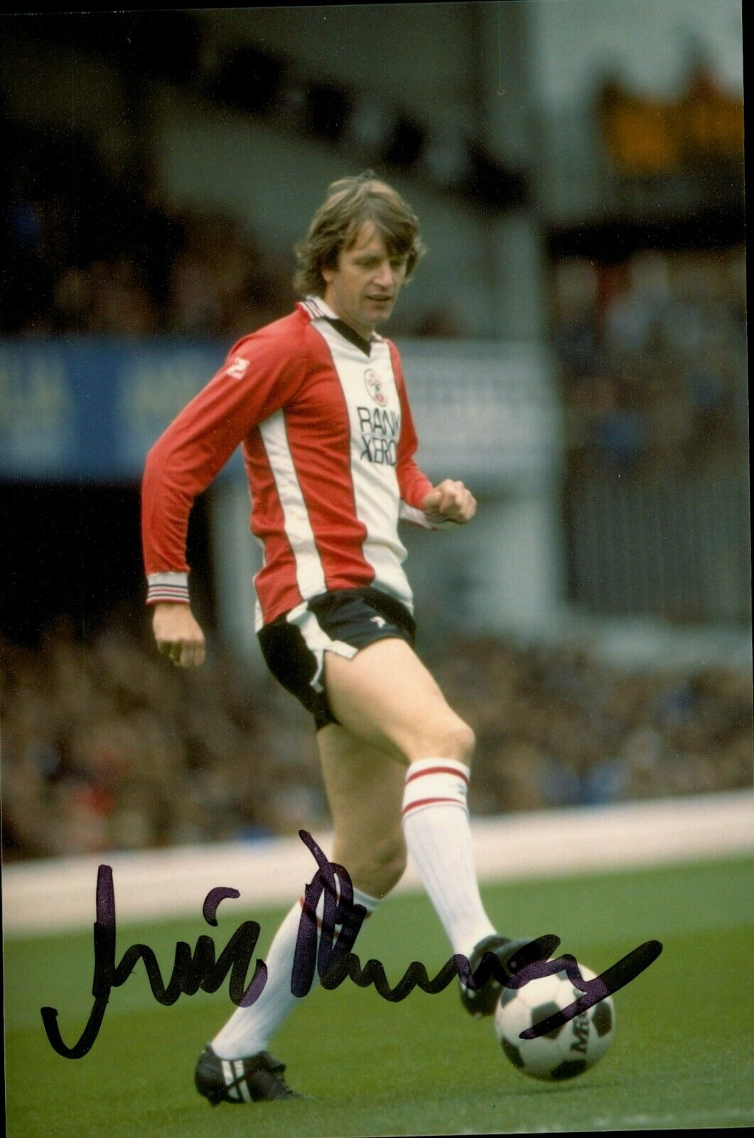 Mick Channon Signed 6x4 Photo Poster painting Southampton England Autograph Memorabilia + COA