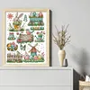 Bunny And Easter Eggs-14CT Stamped Cross Stitch 41*53cm/16.14*20.87in tapestrymarket