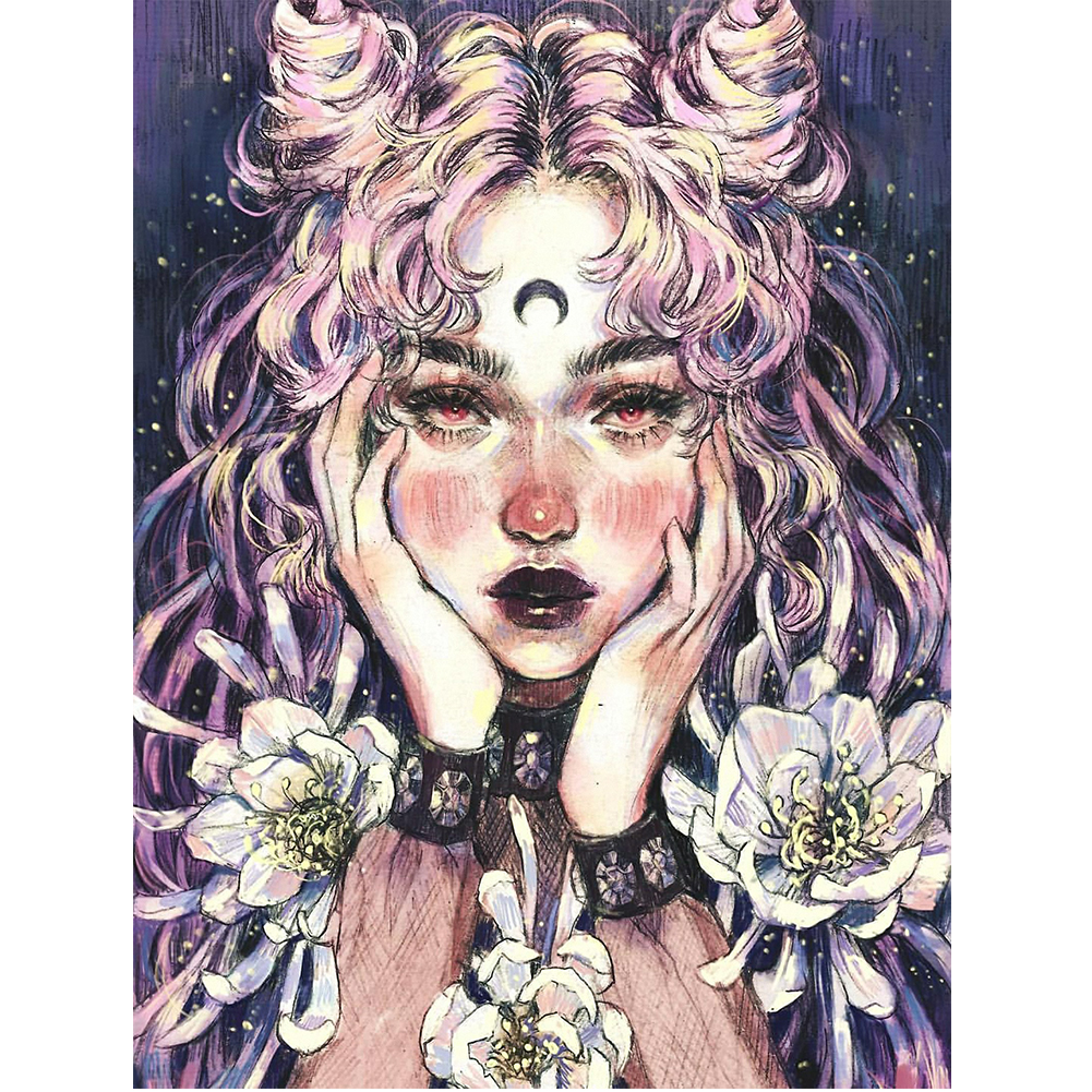 

Girl - Round Drill Diamond Painting - 30*40CM, 501 Original