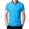 Elegant Solid Color Polo Shirt