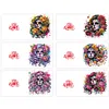 uk.everydayedeals 6Pcs DIY Diamond Painting Greeting Card - Skull Family
