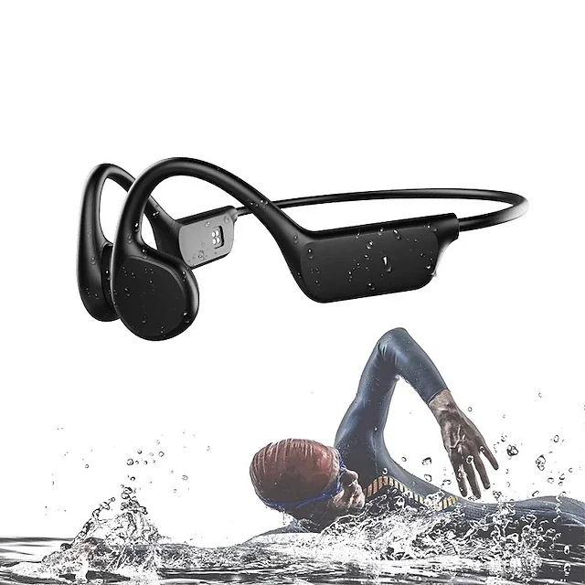 Waterproof Bone Conduction Bluetooth Swimming Earphones