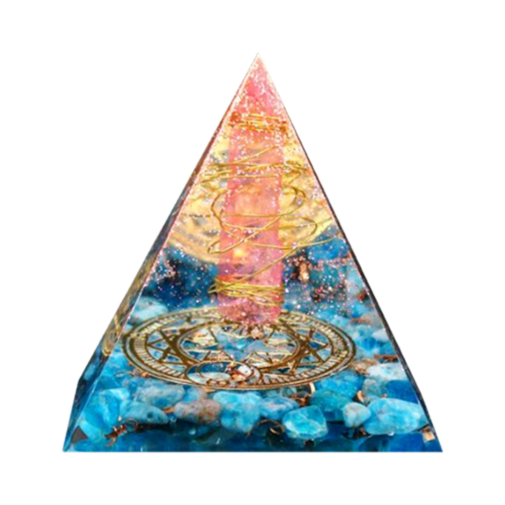 

5cm Natural Orgonite Pyramid Chakra, 501 Original