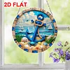 2D Flat DIY Anchor Diamond Art Pendant Double-Sided Diamond Painting Set
