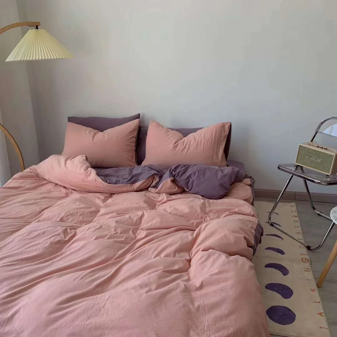Two-Toned Aesthetic Bedsheet Set