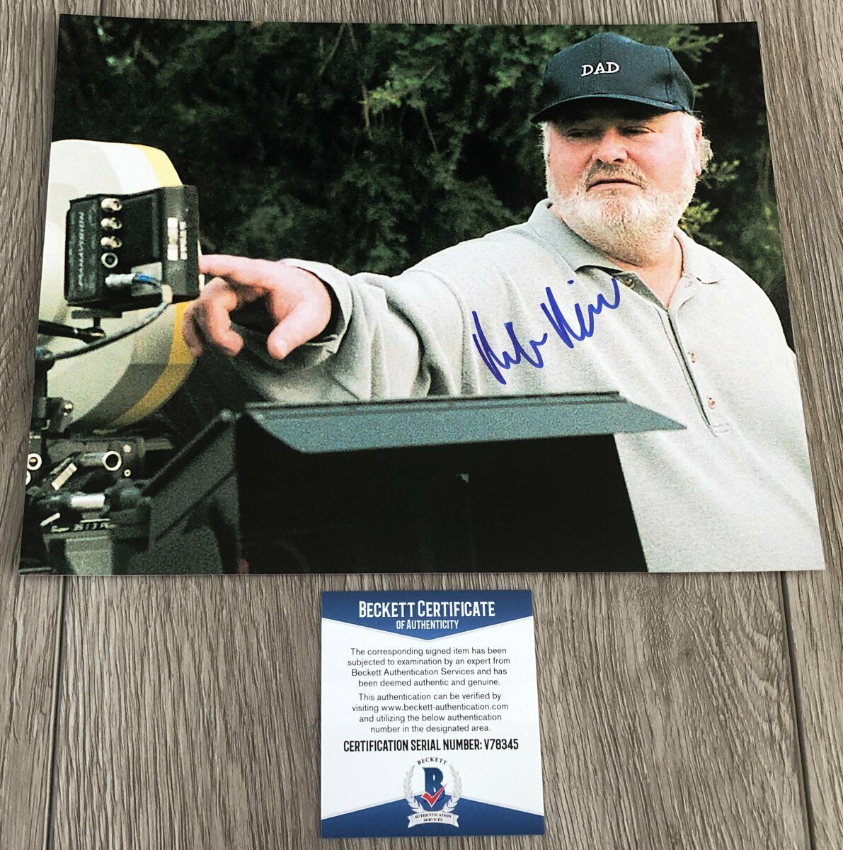 ROB REINER SIGNED A FEW GOOD MEN STAND BY ME 8x10 Photo Poster painting wEXACT PROOF BECKETT COA