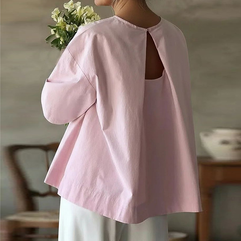 Women's Casual Shirt Linen Blend Tops wearshes