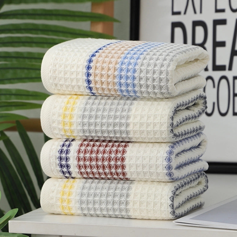 New Cotton Gauze Towel Gift Honeycomb Waffle Towel Daily Necessities Face Towel Cotton