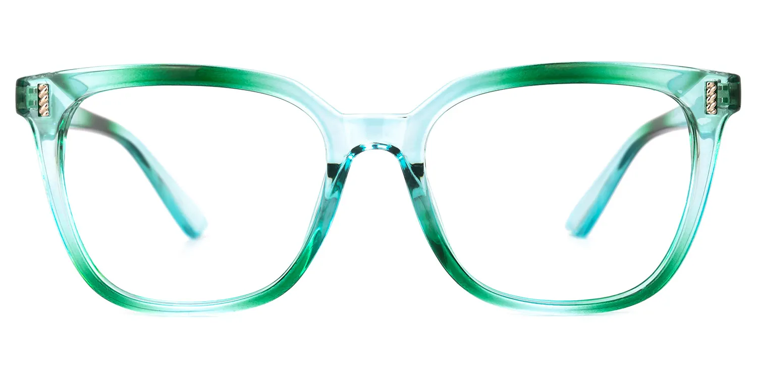 Halle GrÃ¼n Quadratisch Brille GrÃ¼n