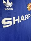 1988-1990 Retro Long Sleeve Manchester United Third Away Football Shirt 1:1 Thai Quality
