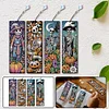 4Pcs Halloween Kürbis Schädel - 5d DIY Handwerk Lesezeichen
