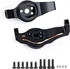 AMK Brass Counter Weight Black Coating TRX4 Portal Axle Housing for 1/10 RC Crawler TRX6 TRX-4 Bronco Defender Upgrade (Caster Blocks)
