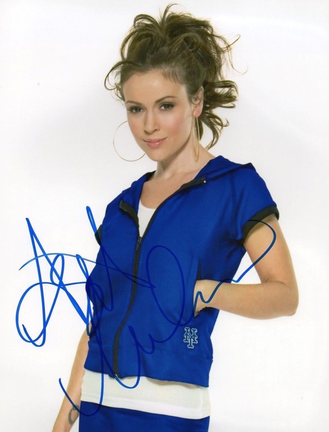 ALYSSA MILANO AUTOGRAPHED SIGNED A4 PP POSTER Photo Poster painting PRINT 15