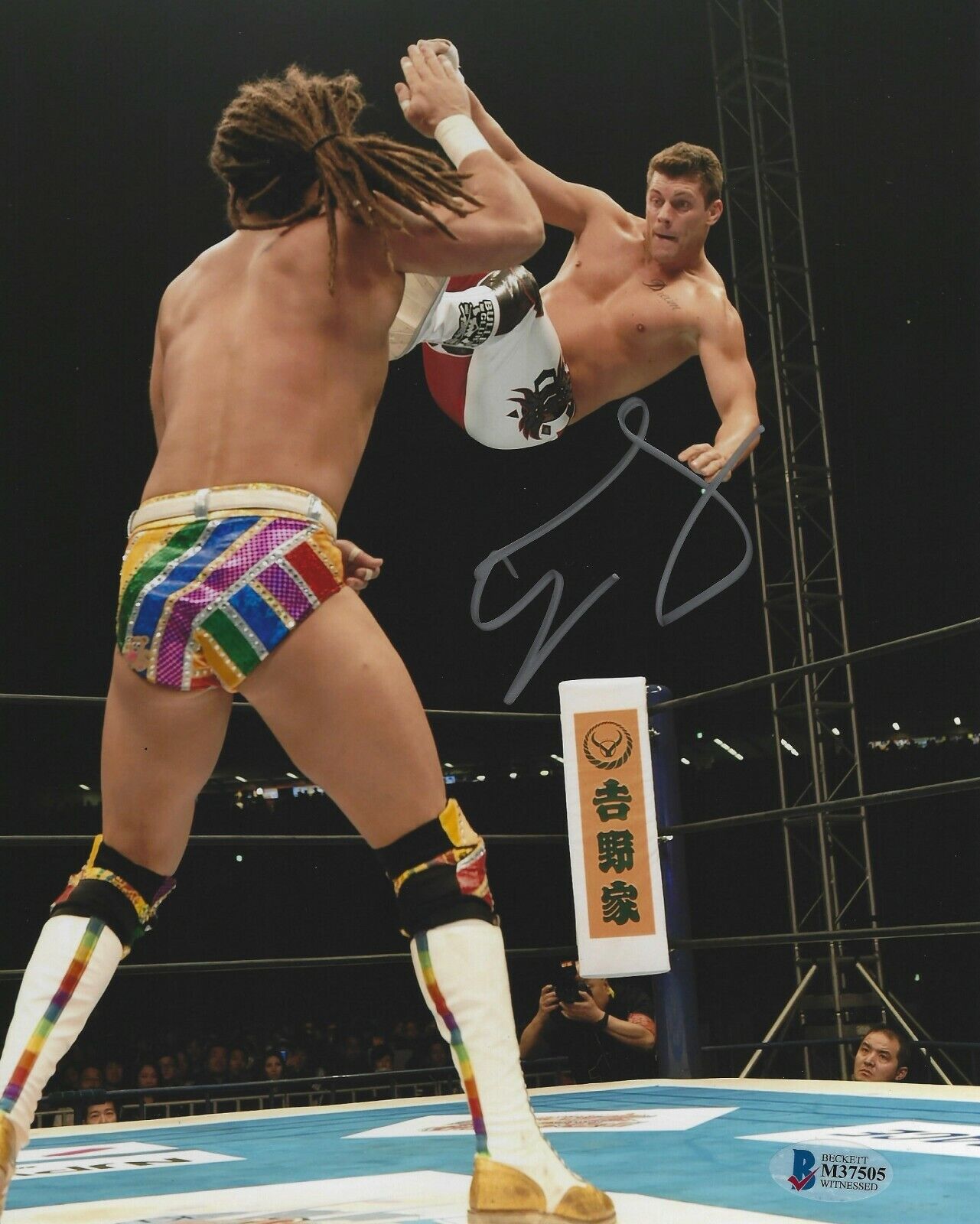 Cody Rhodes Signed 8x10 Photo Poster painting BAS COA New Japan Pro Wrestling WWE AEW All In 505