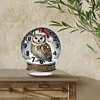 Christmas Crystal Ball Design 2D Flat Acrylic DIY Diamond Painting Clock Kit