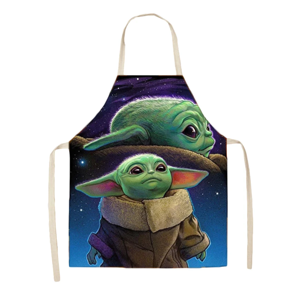 Linen Print Apron - Yoda TV Drama- 82x68cm
