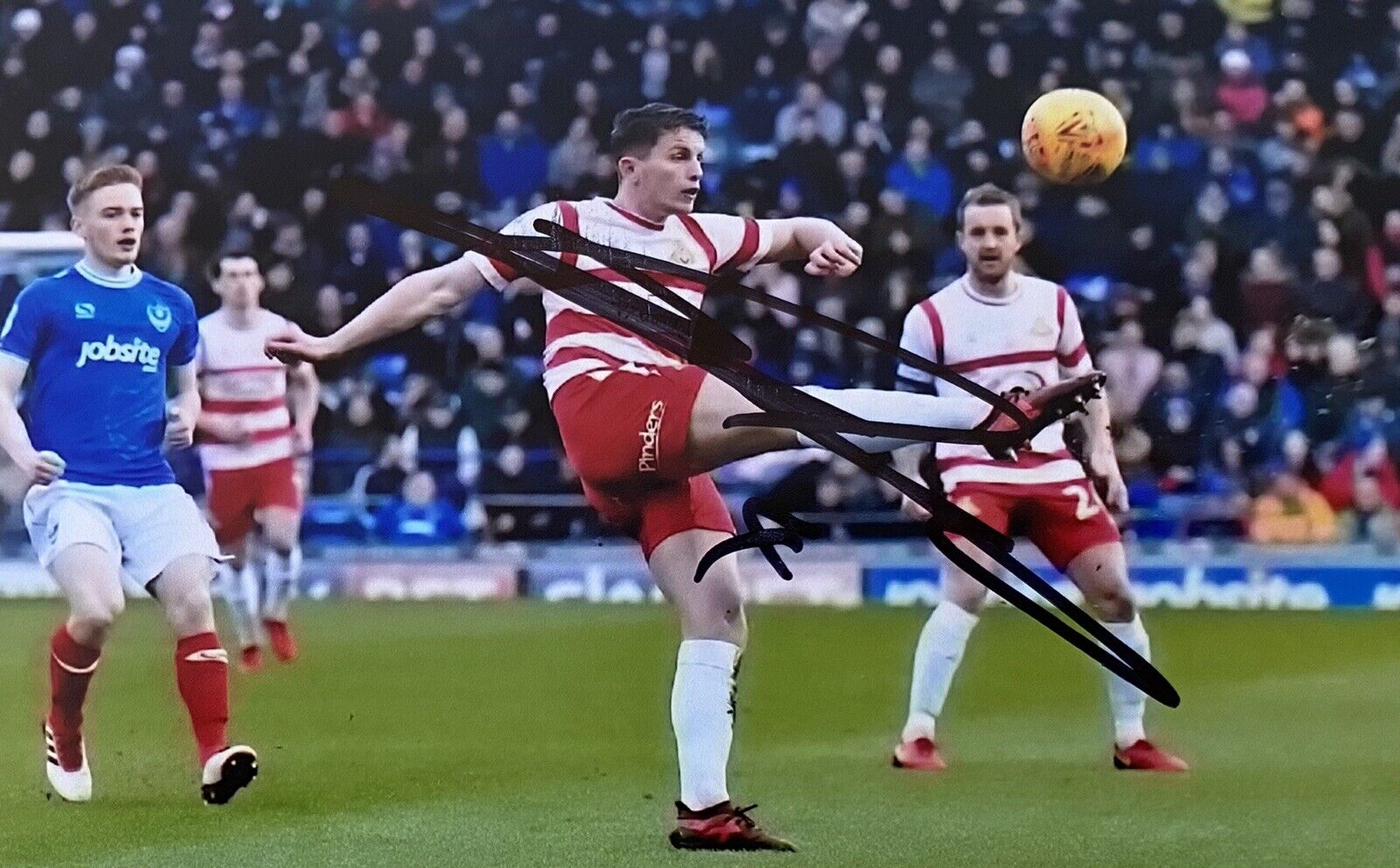 Jordan Houghton Genuine Hand Signed Doncaster Rovers 6X4 Photo Poster painting