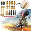 21Pcs Bicycle Valve Adapter Set Aluminum Alloy Nozzle Inflation Kit for Air Pump