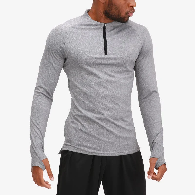 3D Crop Men's Long Sleeve Sports T-shirt