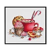 DIY Full Embroidery Print Canvas Kitchen Gadgets 11CT Cross Stitch Kits (A)