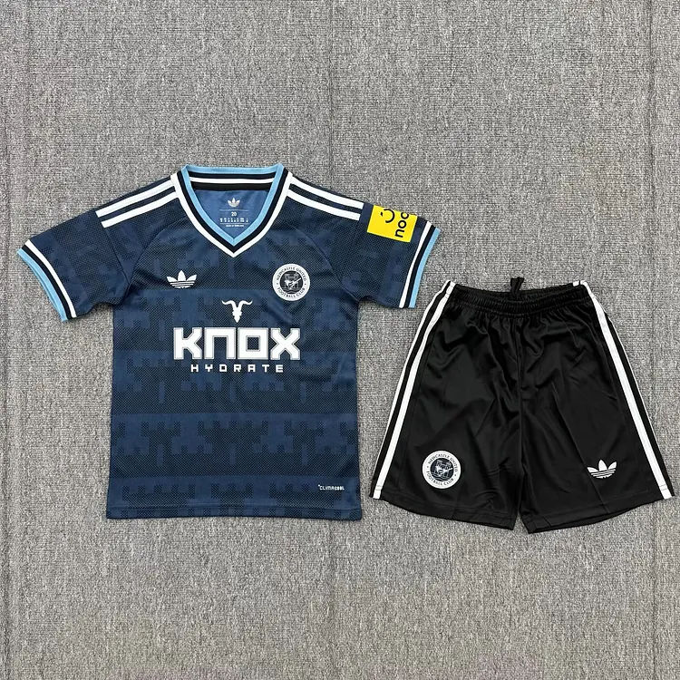 Kids Newcastle United 26/27 Away Jersey - With Sponsors 1:1 Thai Quality