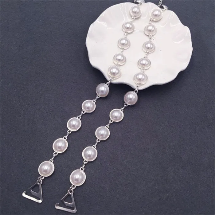 Sexy Pearl Bras Straps Beauty Back Shoulder Strap Brassiere Invisiable Adjustable Lenceria Straps Underwear Bra Accessories