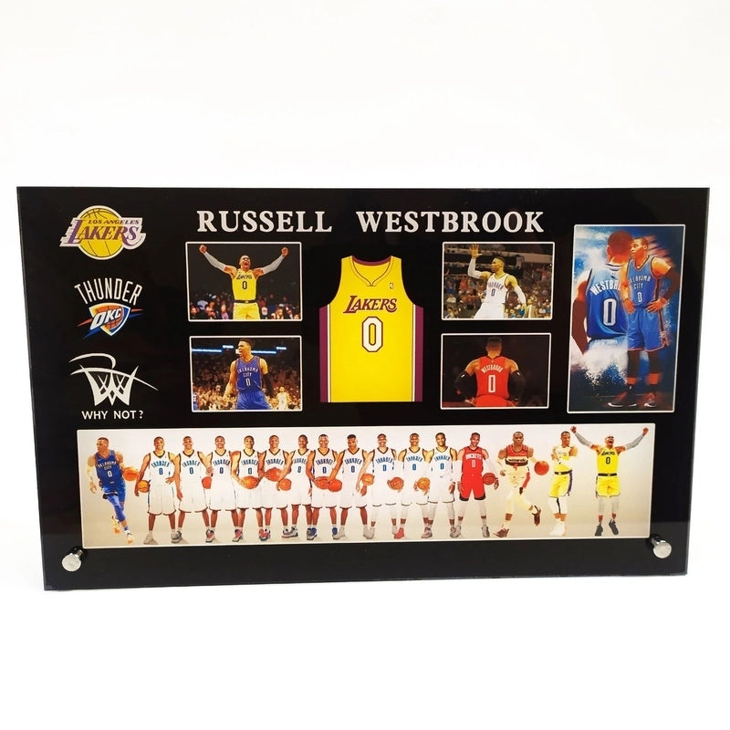 James Curry Nba Basketball Star Acrylic Jersey Decoration Kobe 36-piece Jersey Collection Desktop Decoration