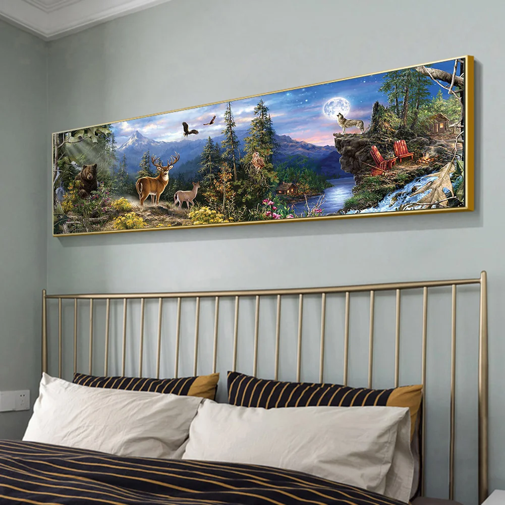 11ct 3-Strand Stampted Cross Stitch - Forest(90*30cm)