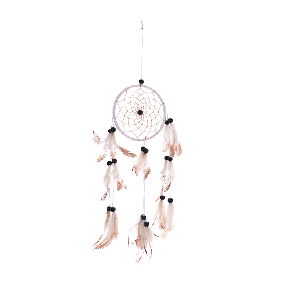 

Creative Dream Catcher w/ Feather Car Wall Hanging Decoration Craft(Coffee, 501 Original