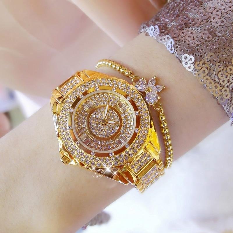 Gold Watch Women Luxury Brand-VESSFUL