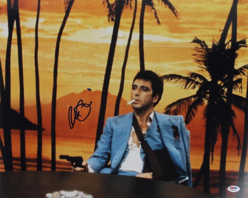 Al Pacino Scarface Signed 16X20 Photo Poster painting Auto Graded Gem Mint 10! PSA/DNA #5A80064