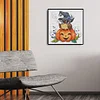 Halloween Owl-14CT Counted Cross Stitch 35*35cm