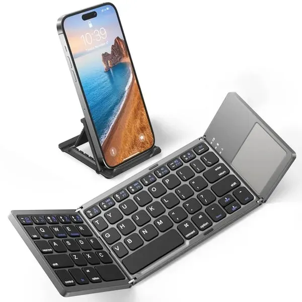 Foldable Bluetooth Keyboard with Touchpad - tree - Codlins
