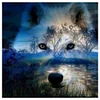 Wolf-11CT Stamped Cross Stitch Kit(50x50cm)