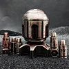Cylindrical Metal Polyhedron DND Dice Segpunk Decompression Gyro Toy
