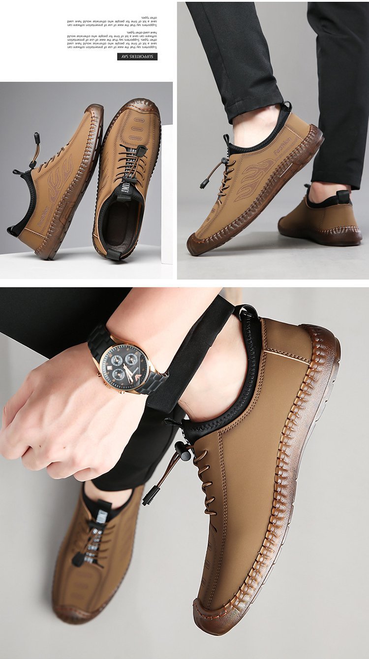 New 2023 fashion casual tendon sole soft sole men's shoes – 99back