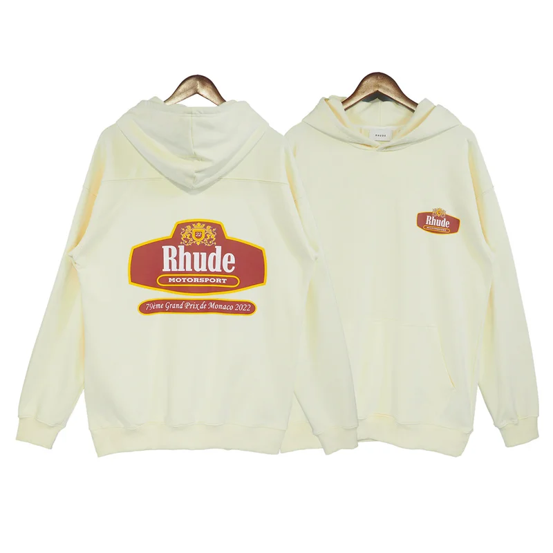 RHUDE 2023 new hoodie sports sweater