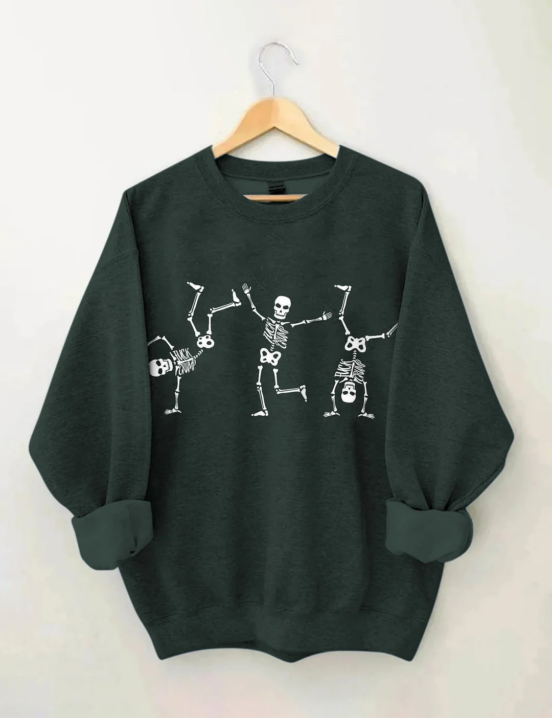 Slightly Subtle FDT Halloween Skeleton Sweatshirt