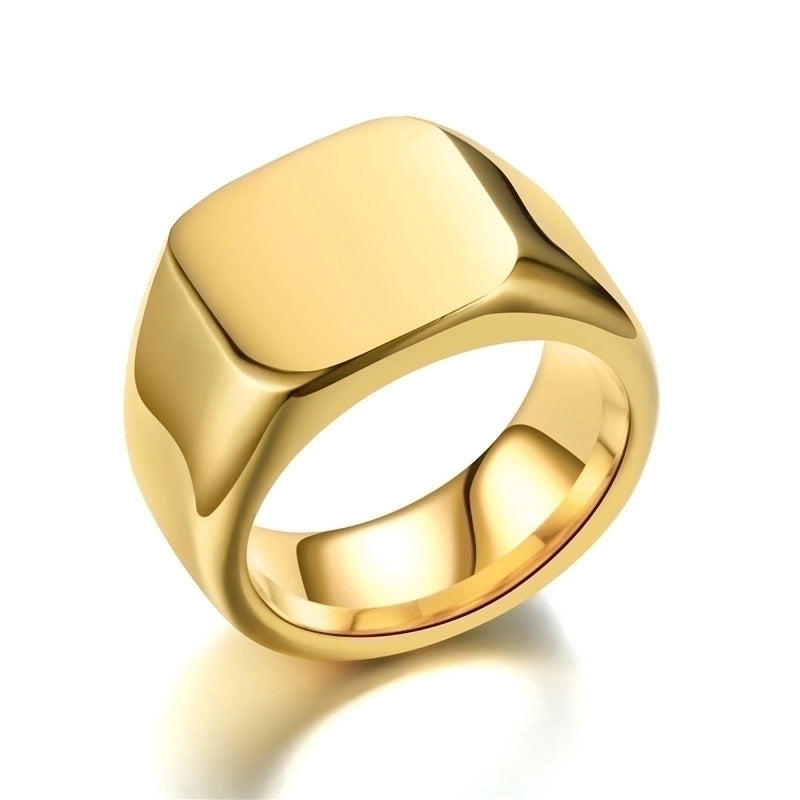Fashion Geometric Stainless Steel No Inlaid 18K Gold Plated