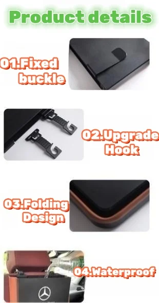 Car Multifunctional Foldable Telescopic Hanging Garbage Can