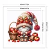 Tomato Gnome-11CT Stamped Cross Stitch 45*45cm/17.72*17.72in