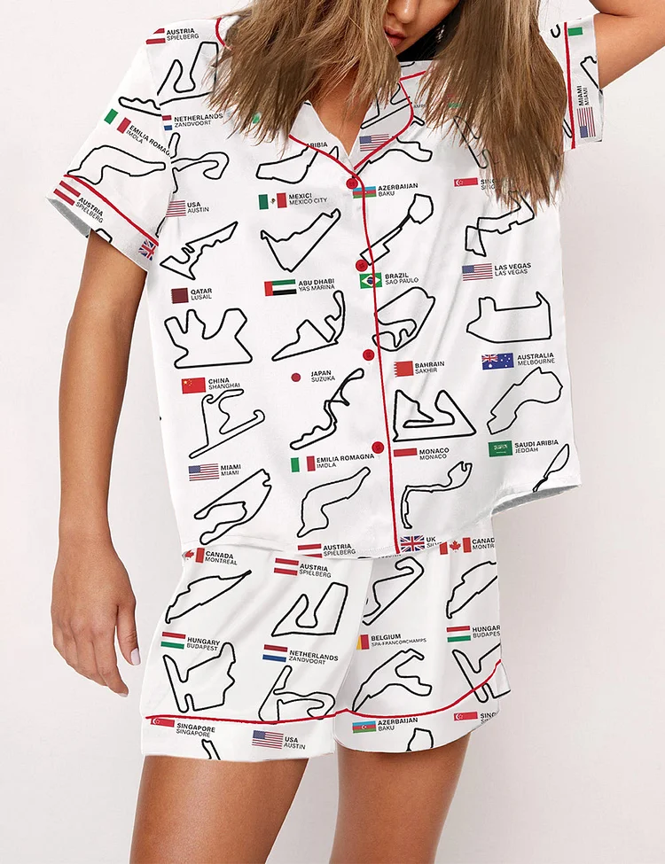 Women's Formula One Racing F1 Pajama Set