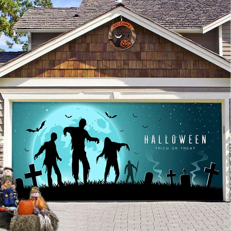 Last Day Sale 49% OFF - Halloween 2023 Garage Door Decoration