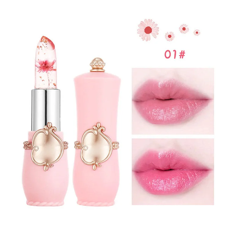 Crystal Jelly Flower Color Changing Lipstick | 168DEAL