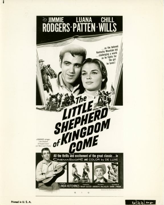 Jimmie Rodgers The Little Shepherd of Kingdom Come Original 8x10 Press Photo Poster painting