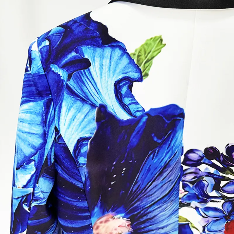 Nigikala Nigikala New Star Temperament Fashion Digital Print Casual Suit Trousers Set Two Sets