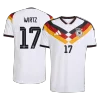 WIRTZ #17 Germany Home Player Version Jersey World Cup 2026